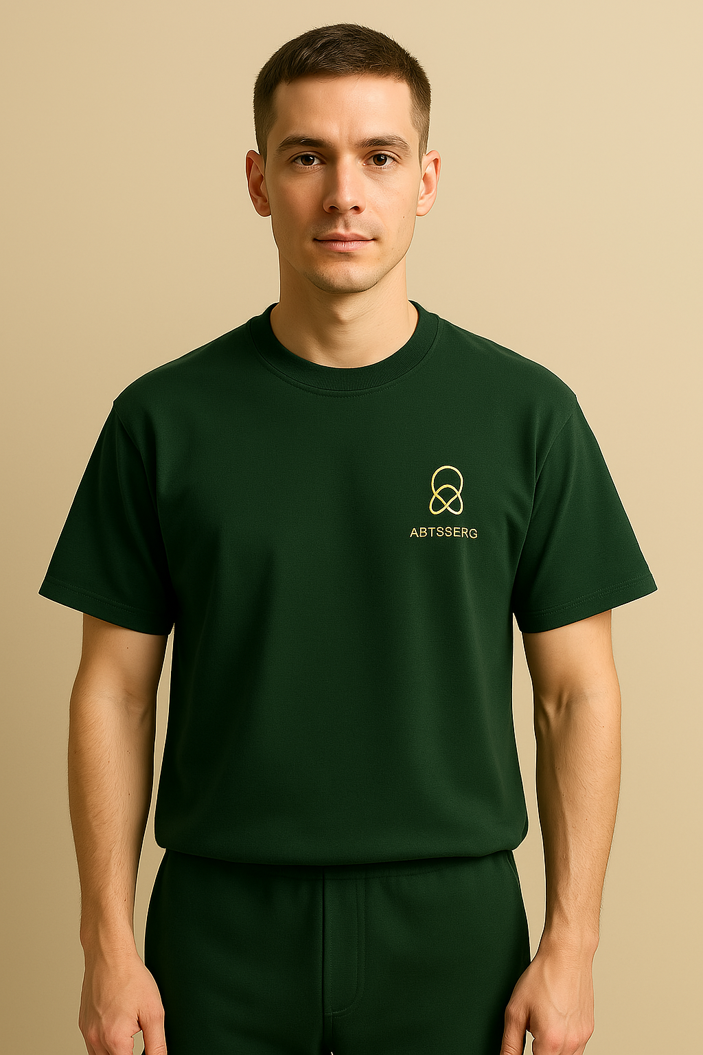 100% Bio-Hanf T-Shirt mit aufgesticktem Logo