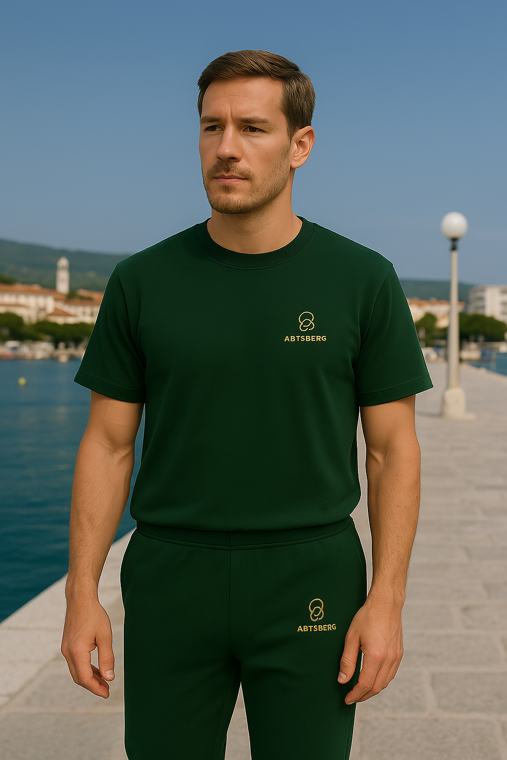 100% Bio-Hanf T-Shirt mit aufgesticktem Logo