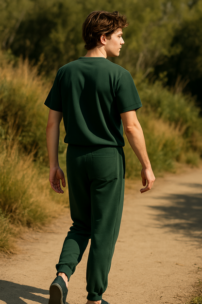 100% Bio-Hanf T-Shirt mit aufgesticktem Logo